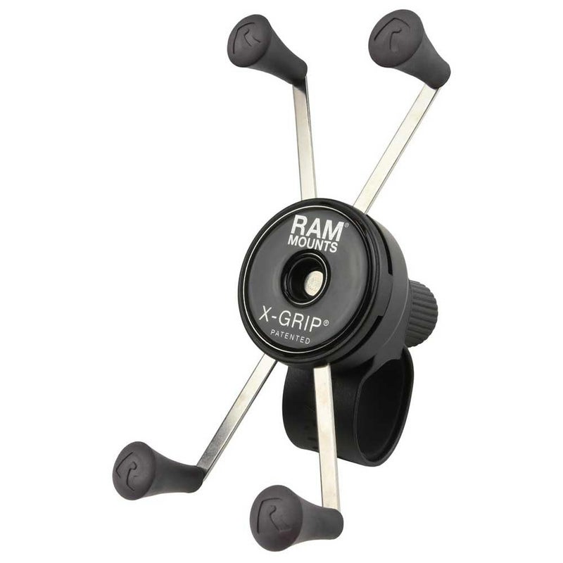 RAM MOUNTS X-Grip Large Phone Mount with RAM Tough-Strap Handlebar Base RAP-460-UN10U for Bike Handlebars - Image 1