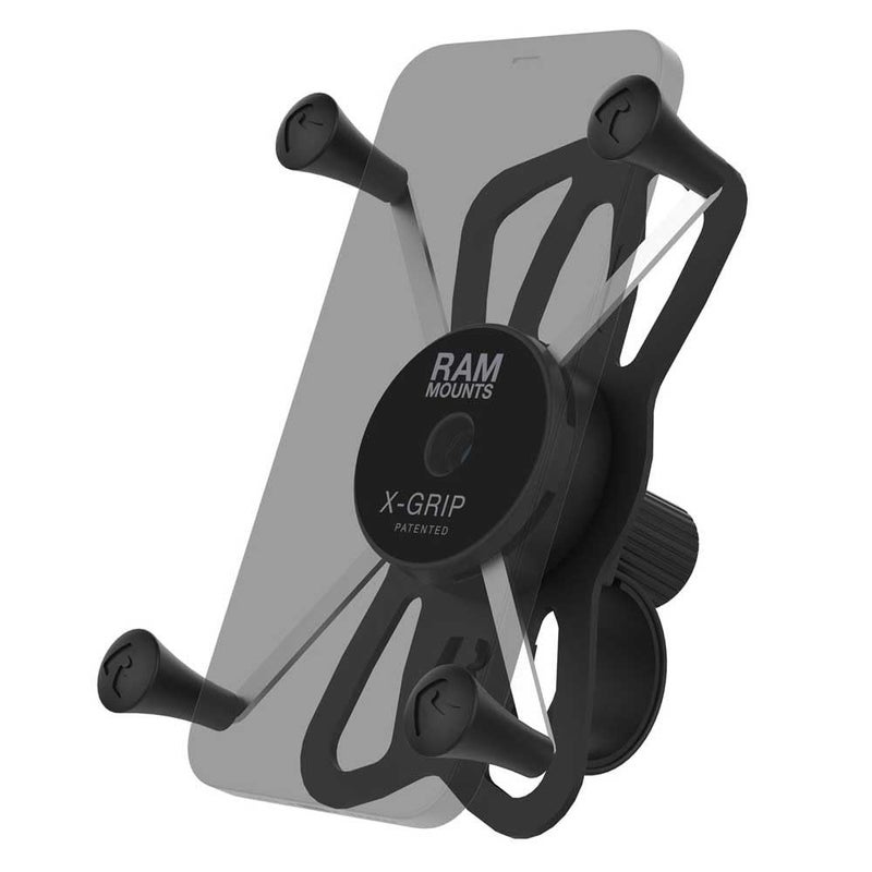 RAM MOUNTS X-Grip Large Phone Mount with RAM Tough-Strap Handlebar Base RAP-460-UN10U for Bike Handlebars - Image 2