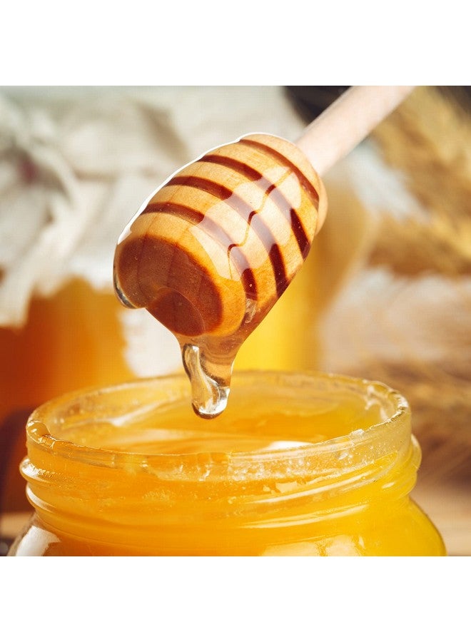 FFNIU 60Pcs Honey Dipper Sticks - Wooden Honey Dipper, 3 Inch Mini Honeycomb Stick, Honey Stirrer Stick for Honey Jar Dispense Drizzle Honey and Wedding Party Present  - Image 2