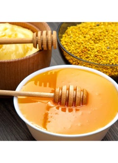 FFNIU 60Pcs Honey Dipper Sticks - Wooden Honey Dipper, 3 Inch Mini Honeycomb Stick, Honey Stirrer Stick for Honey Jar Dispense Drizzle Honey and Wedding Party Present  - Image 4