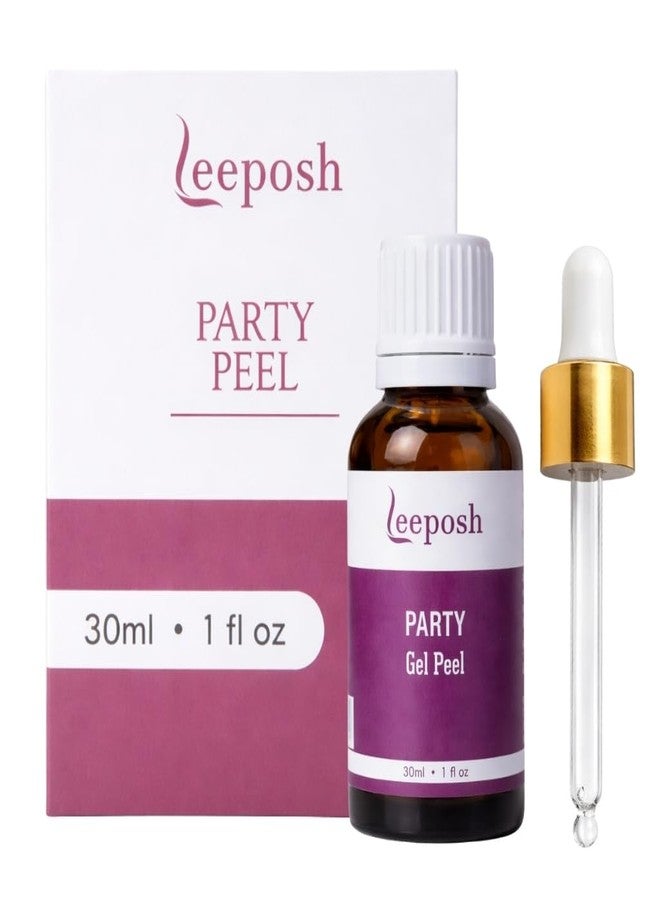 Leeposh Party Insta Glow Gel Peel 30ml | Exfoliating Peel for Smoother, Radiant-Looking Skin | Quick Glow Skincare Peel - Image 1