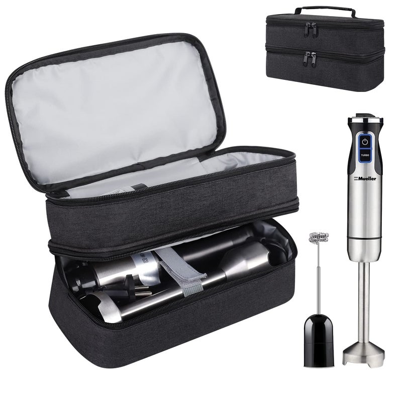 LOTCAIN حقيبة تخزين لخلاط اليد حقيبة حمل لخلاط الغمر خلاط يدوي حقيبة تخزين للسفر فقط