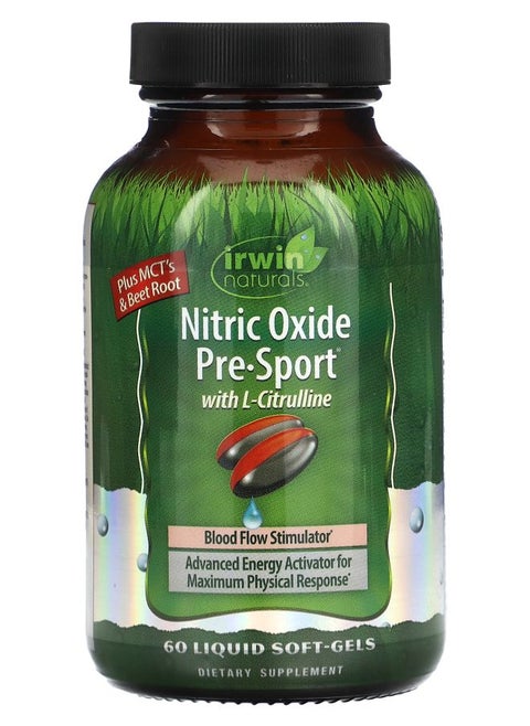 Nitric Oxide Pre-Sport with L-Citrulline 60 Liquid Soft-Gels