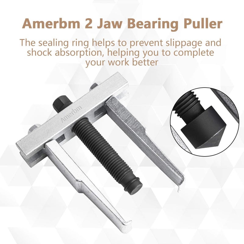 Amerbm Store Two Jaw Bearing Puller Remover 30mm - 90mm Adjustable Puller Tool for Special Design for Narrow Spaces Removal Small Bearing or Gears - Image 3
