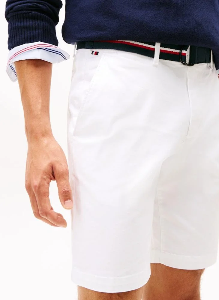 Tommy Hilfiger White Casual Chino Shorts for Men | Best Price UAE