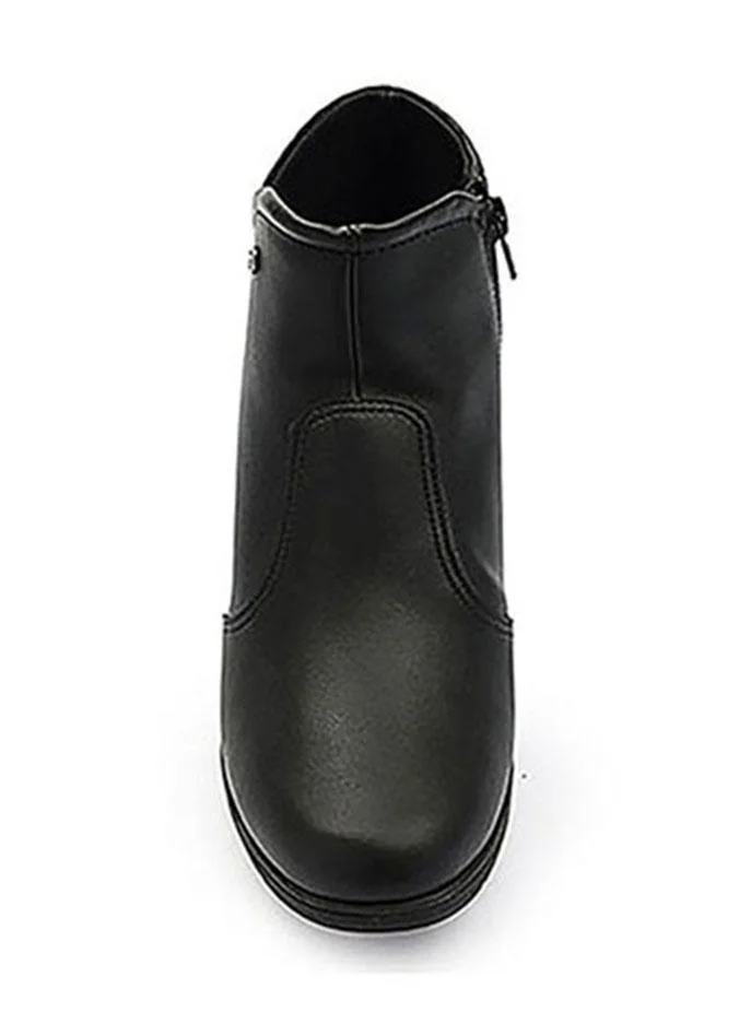 Cuple Black Classic boots crafted for timeless style. for Women | Best Price UAE