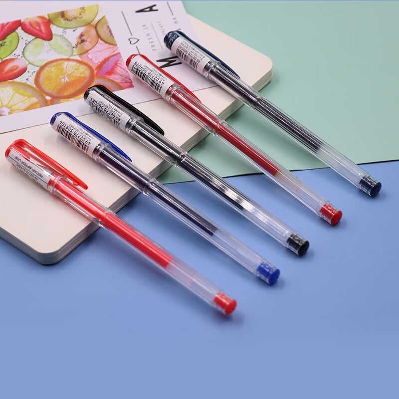 Uni Mitsubishi [Popular Product] Uni-Ball UM-100 Black Gel Pen 0.5mm Black Pen Signing Pen for Business, Students, Exams, Water-Based Pen Set, 10 Pcs - Image 3