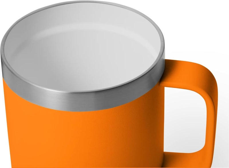يتي Rambler كوب قابل للتكديس مع بطانة سيراميك Durasip، معزول بالفراغ، كوب ستانلس ستيل مع غطاء Magslider، لون كينغ كراب، 10 أونصة (295 مل) - Image 4