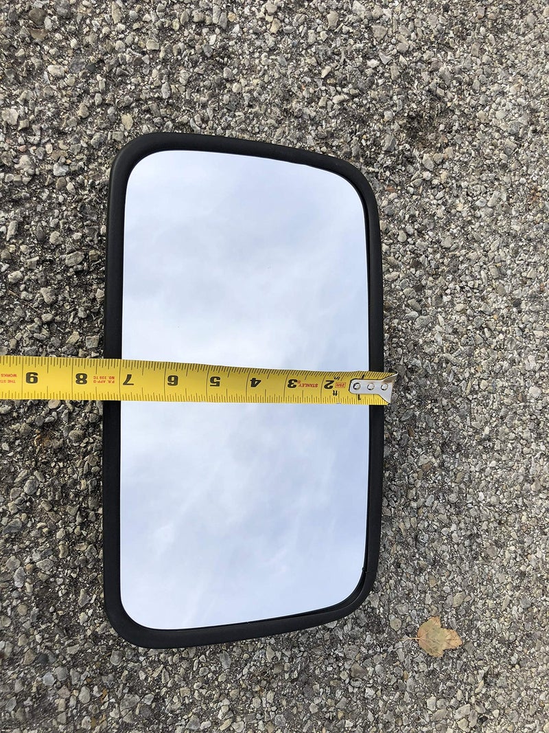 Maverick Advantage Replacement 7 x 12 heavy equipment mirror for front end loader excavator dozer lines such as Cat John Deere Ford Case JCB Volvo Titan Link Belt Doosan