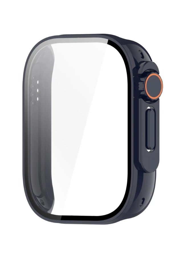 PC+Tempered Glass Protective Case For Xiaomi Redmi Watch 5 Lite Full Screen Protector Shell Bumper Cover - BLue - Image 2