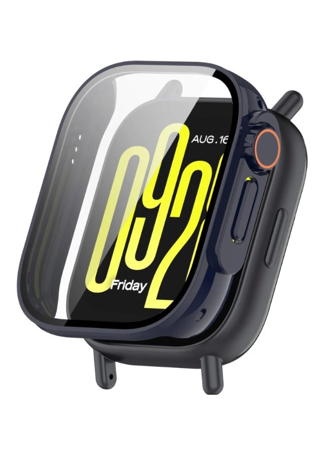 PC+Tempered Glass Protective Case For Xiaomi Redmi Watch 5 Lite Full Screen Protector Shell Bumper Cover - BLue - Image 1