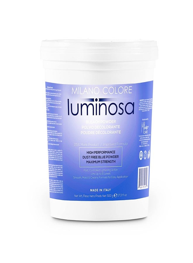Milano Care Luminosa - Dust Free Blue Powder for Quick Hair Bleaching, Highlights, Balayage and Lifts up to 7 Levels - Image 1