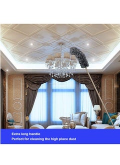 Generic Stainless Hand Cleaning Mop Foldable Duster For High And Easy Cleaning Extra Long 2.8 M  - Image 4