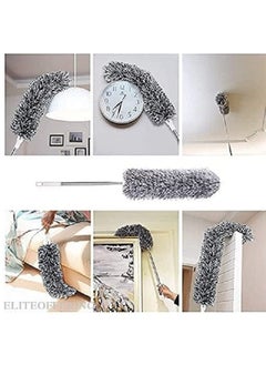 Generic Stainless Hand Cleaning Mop Foldable Duster For High And Easy Cleaning Extra Long 2.8 M  - Image 3