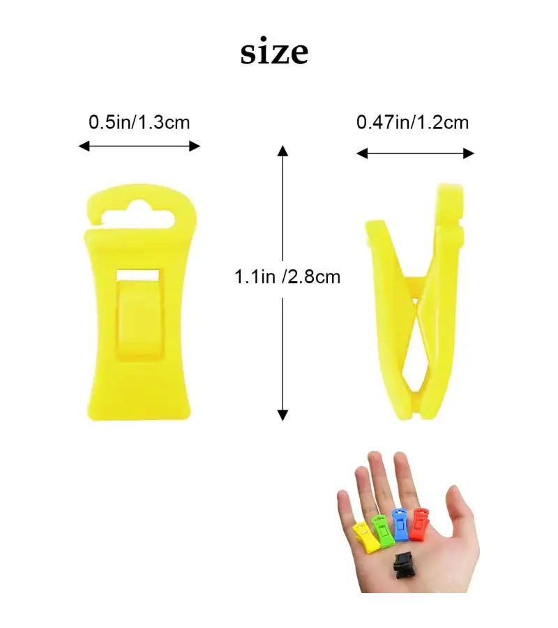 50 Pcs Sock Clips And Clothes Clips Set Laundry Partner Keeping Socks Securely Matched And Dry In Washing Machine Dryer And Clothes Rack Clothes Pins - Image 2