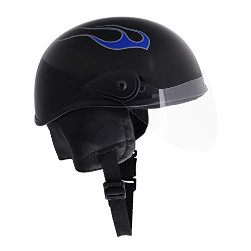 Sage Square Multi-Purpose Half Helmet for Men, Women (Small, Black Glossy Sticker Design 5) (Non-Motorized) - Image 4