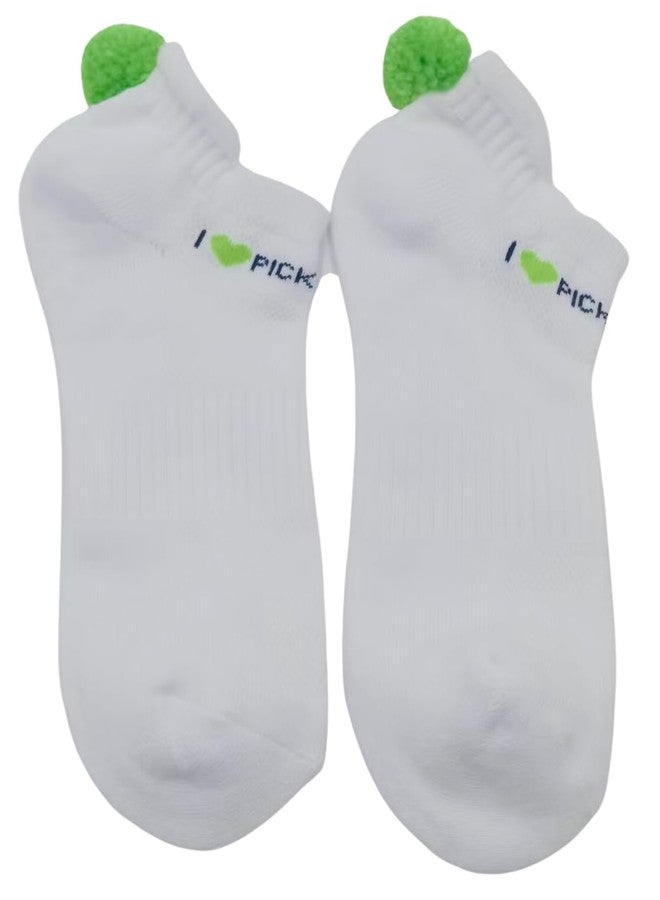 Twerp Women’s Pickleball Socks - Fun Low-Cut Athletic No-Show Socks, Comfortable Cotton Blend, Perfect Pickleball Gift for Her - Image 1