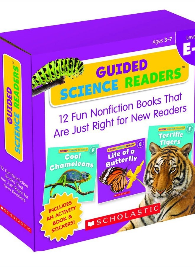 Guided Science Readers: Levels E-F (Parent Pack): 12 Fun Nonfiction Books That Are Just Right for New Readers