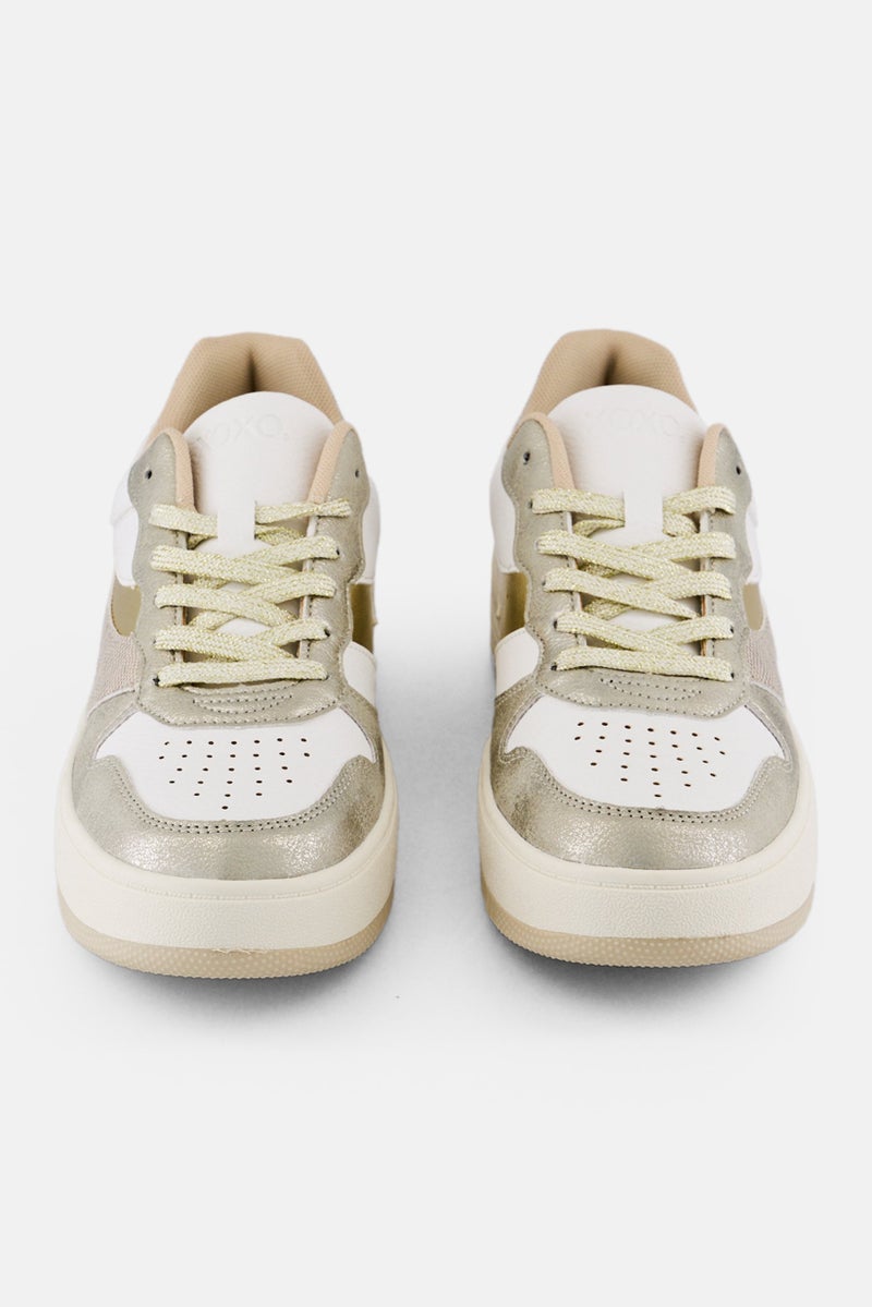 XOXO Women Lace Up Casual Shoes, Multicolor - Image 2