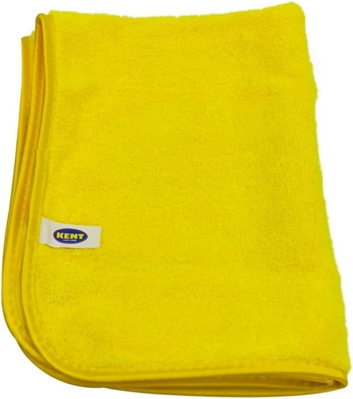 KENT Microfiber Wash & Dry Car Care Kit – 2-Piece Car Cleaning Set with Noodle Microfiber Wash Mitt Glove and Microfiber Drying Towel, Scratch-Free Car Wash Accessories for Exterior & Interior Cleaning - Image 3
