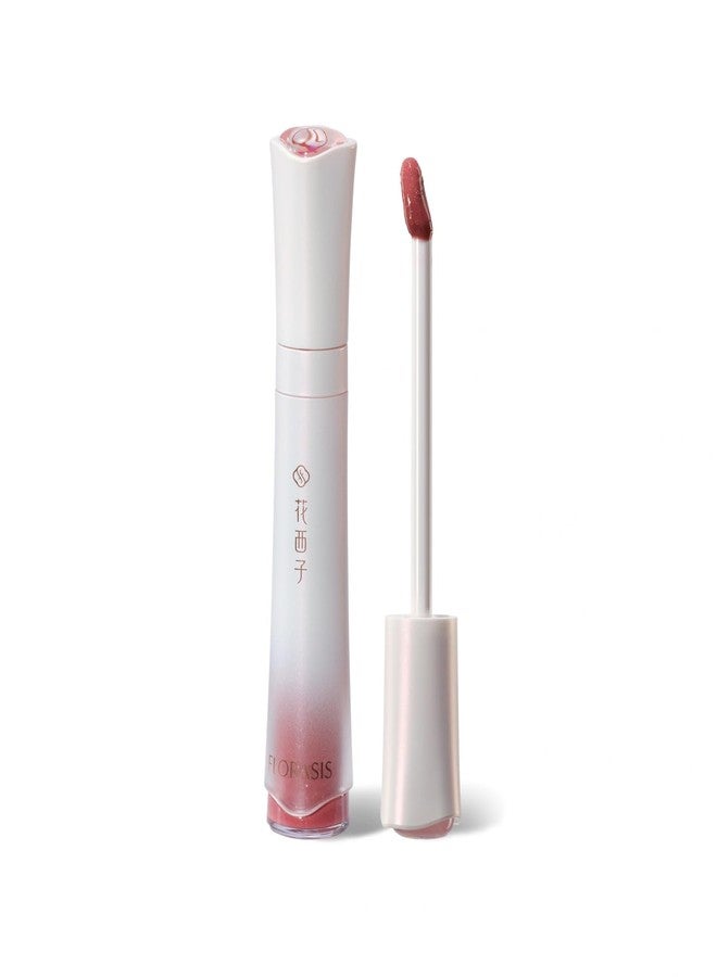FLORASIS Celestial Luster Lip Gloss Smooth Lipstick Lips Color (04 Cherry Glaze) - Image 1