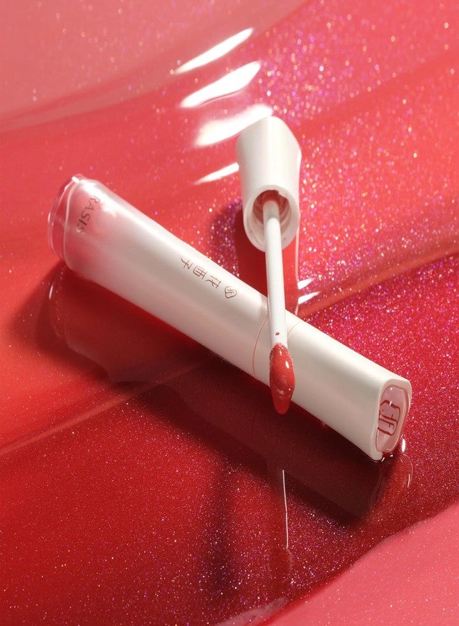 FLORASIS Celestial Luster Lip Gloss Smooth Lipstick Lips Color (04 Cherry Glaze) - Image 2