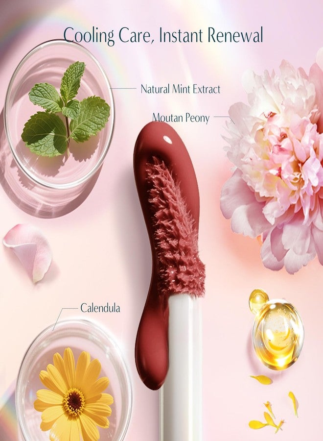 FLORASIS Celestial Luster Lip Gloss Smooth Lipstick Lips Color (04 Cherry Glaze) - Image 3