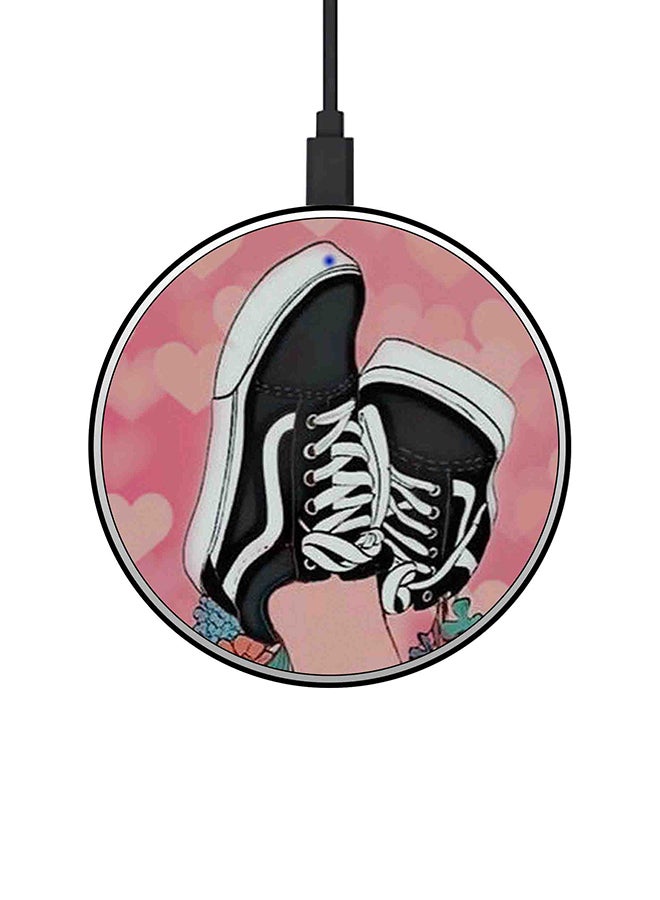 ثيودور شاحن لاسلكي سريع بقدرة 15 وات معتمد من Qi متعدد الألوان - Image 1