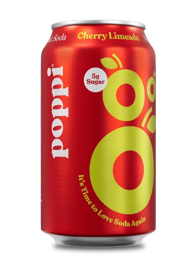Poppi Cherry Limeade Prebiotic Drink - Image 1