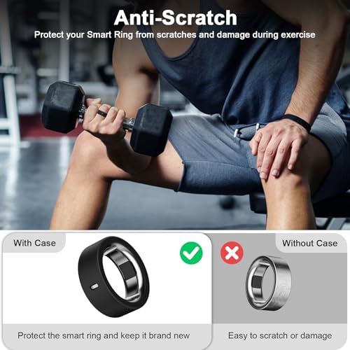 ZOOROO 6 Pack Ultra-Thin Cover Compatible with Oura Ring Gen 4/4 Ceramic/Gen 3 Horizon/Heritage/Ultrahuman, Surport Charging with Cover on, Anti-Scratch Elastic Silicone Rings Protector Accessories Men Women - Image 4