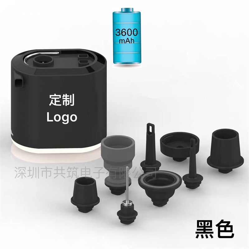 Dual-Use Electric Air Vacuum Pump Black 3600 mA battery 