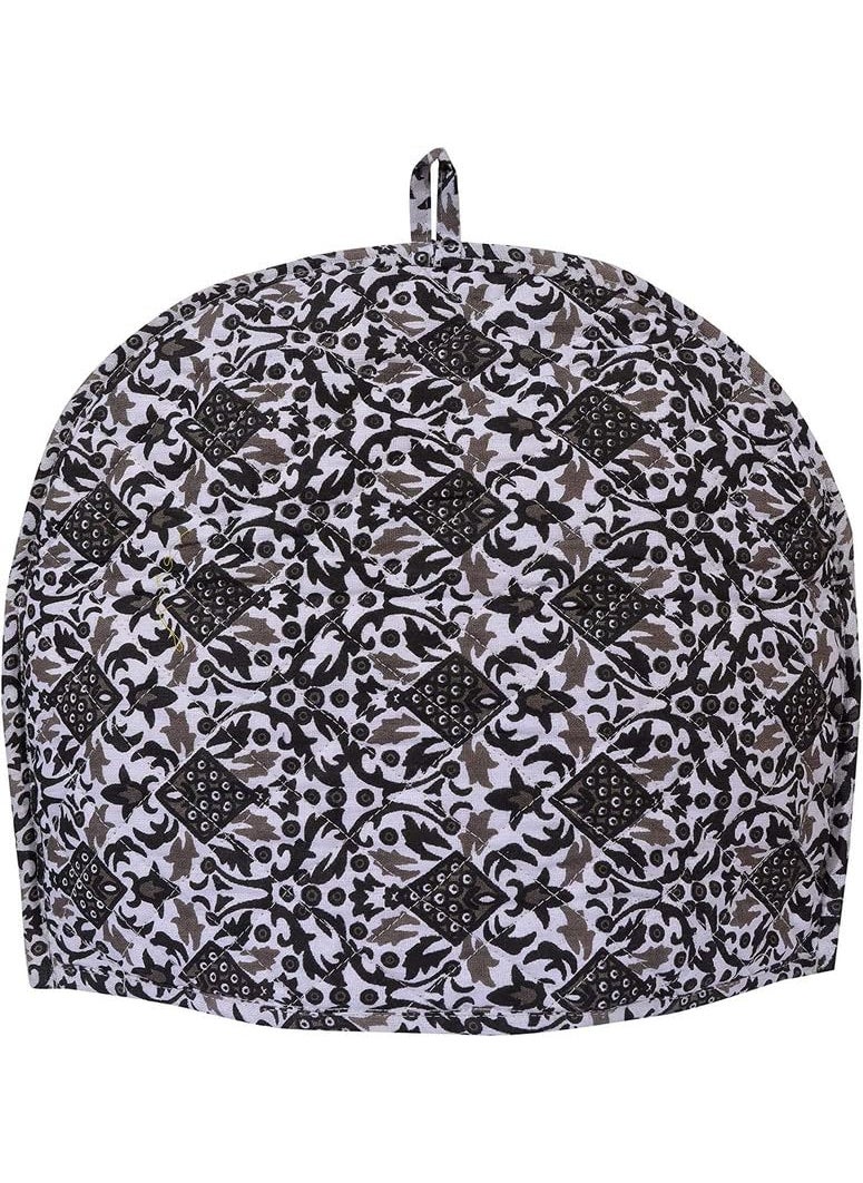 POSHMANDALA Poshmandala Tea Cozy Cover Malati Hand Block Winter Tea Cosy Cotton Tea Kettle Warmer Pot Cover Hot Coffee Cover Handamde Kitchen Dcor Size 14X11 Inches  - Image 3