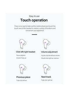 Generic Bluetooth Touch Air Pods with HD Microphone HD stereo sound /LP5  - Image 2