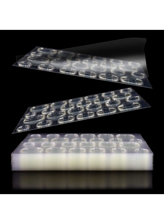 Allstarry 360Pcs (15 Sheets) Adhesive Tabs Ultrathin Waterproof Breathable Double-Sided Jelly Fake Nail Sticker Super Sticky False Nail Glue Sticker Transparent Flexible For Manicure - Image 1