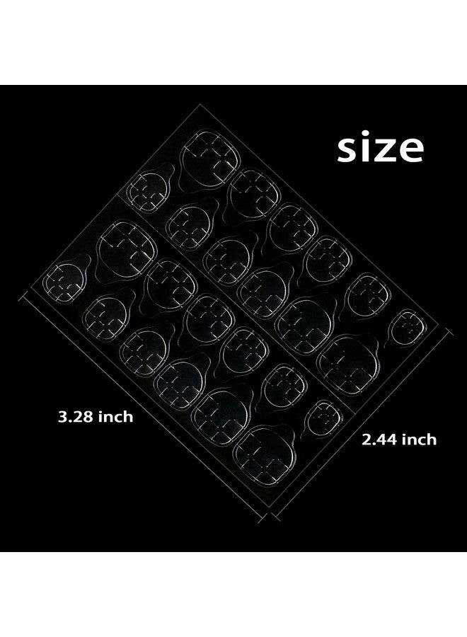 Allstarry 360Pcs (15 Sheets) Adhesive Tabs Ultrathin Waterproof Breathable Double-Sided Jelly Fake Nail Sticker Super Sticky False Nail Glue Sticker Transparent Flexible For Manicure - Image 2
