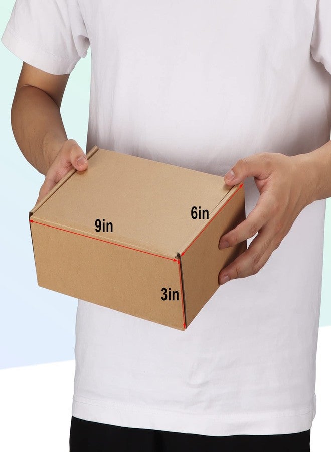 MEBRUDY 9x6x3 Inches Shipping Boxes Pack of 25, Corrugated Cardboard Box for Mailing Packing Literature Mailer - Image 3