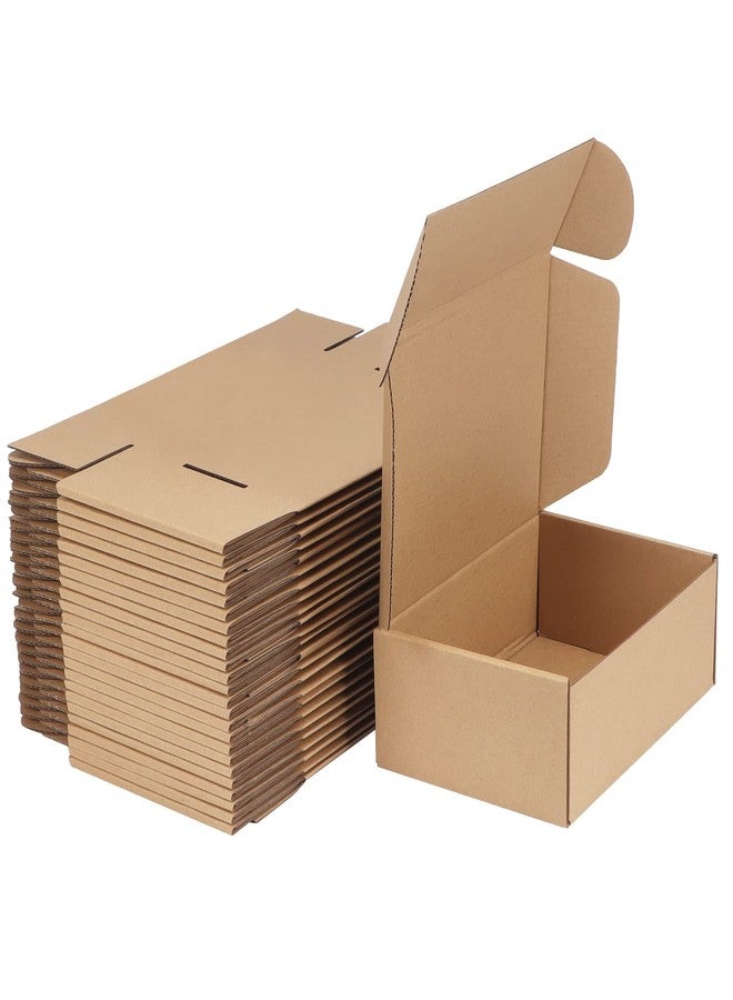 MEBRUDY 9x6x3 Inches Shipping Boxes Pack of 25, Corrugated Cardboard Box for Mailing Packing Literature Mailer - Image 1
