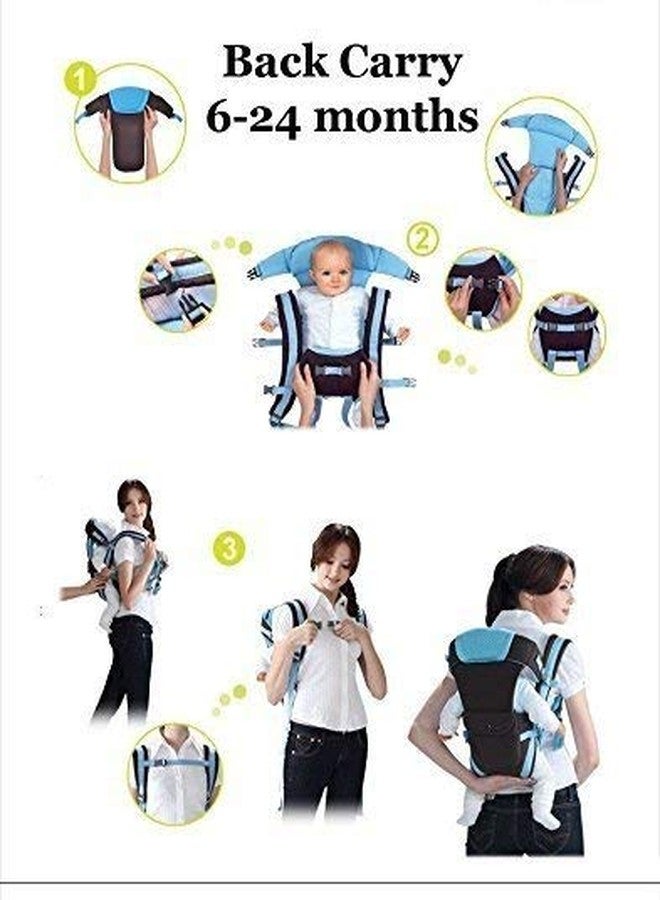 Maanit Lightweight Breathable Baby Carrier Travel Bag (Blue) - Image 4