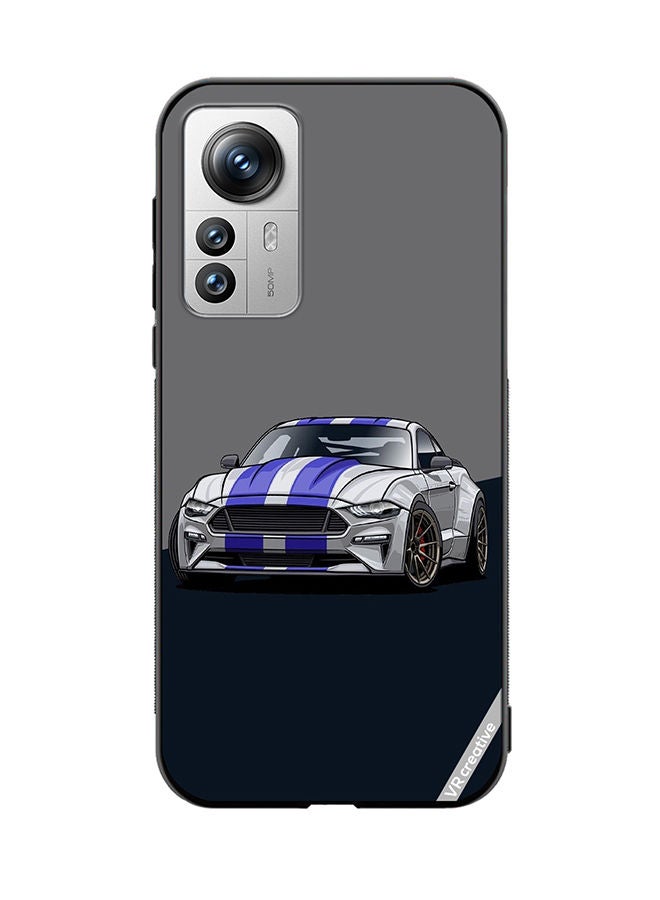 VR CREATIVE Protective Case Cover For Xiaomi 12 Pro Corvette Design Multicolour - Image 1