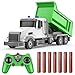 CALEST Remote Control Construction Dump Truck Toy RC Vehicle6 Channel Truck Toys with 6 pcs Wood2 Rechargeable Batteries124 Scale Dump TrucksBirthday Gifts Ideas for Boys Age 38 Year Old - Image 4
