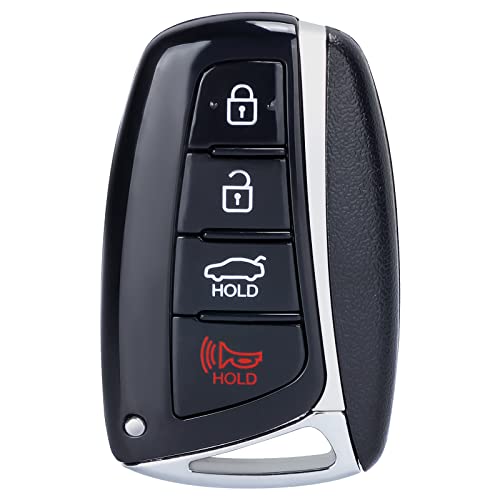Keymall بديل مفتاح عن بُعد بدون مفتاح من Keymall لهيونداي سانتا في 2013 2014 2015 2016 2017 2018 315 ميجاهرتز 4 أزرار (FCC ID:SY5DMFNA04 PN: 95440-4Z200) - Image 1