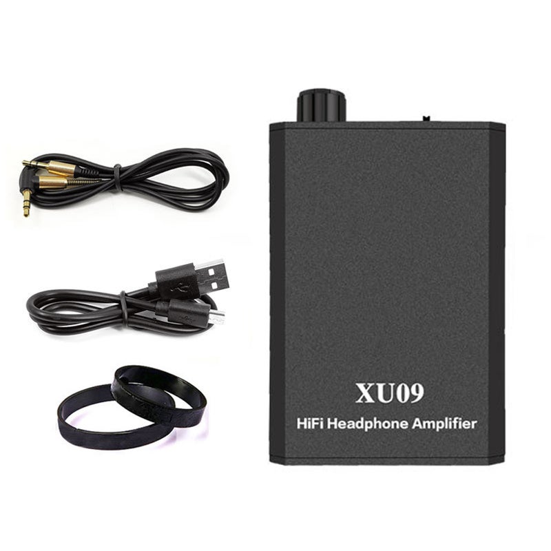Compact Headphone Amplifier Portable Sound Improver Subwoofer Noiseless Earphone Amplifier - Image 2