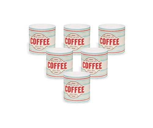 Clay Craft Stacko Hilton Ceramic Coffee Mug Set 6Pieces Multicolour