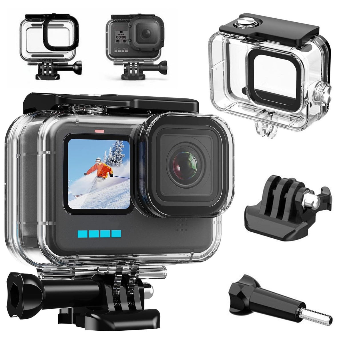 إل جي في نوا Lgvnowa Waterproof Protective Housing For Gopro Hero 9 10 11 12 13 60 M