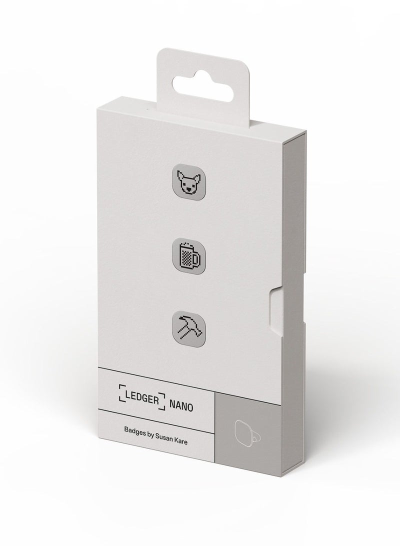 Ledger Nano Gen5 Badges | Quick Clip Aluminum Badge Accessory, for Personalization, Customization, and Mood Switch of Nano Gen5 - Pack 1 - 3 pcs - Image 2