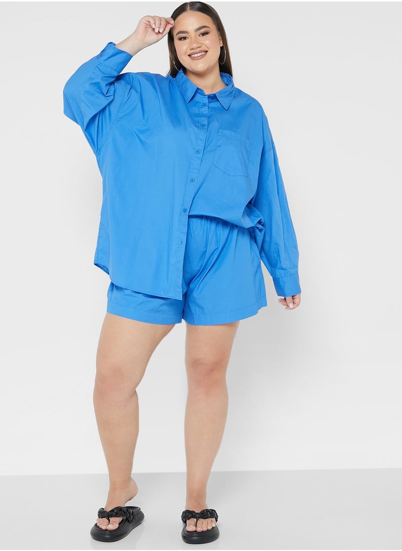 Cotton On Curve - High Waist Shorts - Image 1
