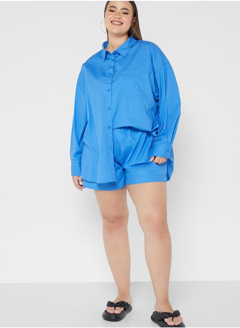 Cotton On Curve - High Waist Shorts - Image 1