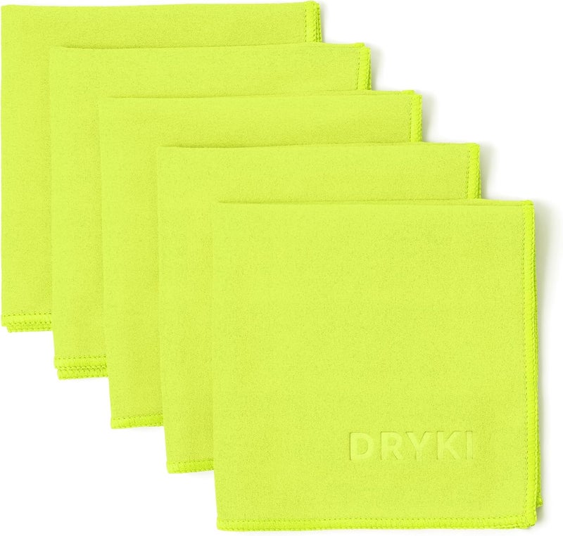 DRYKI Sweat Absorbing Handkerchief Towels - Sport Microfiber for Wicking Sweat from Hands, Face, Body - Image 1
