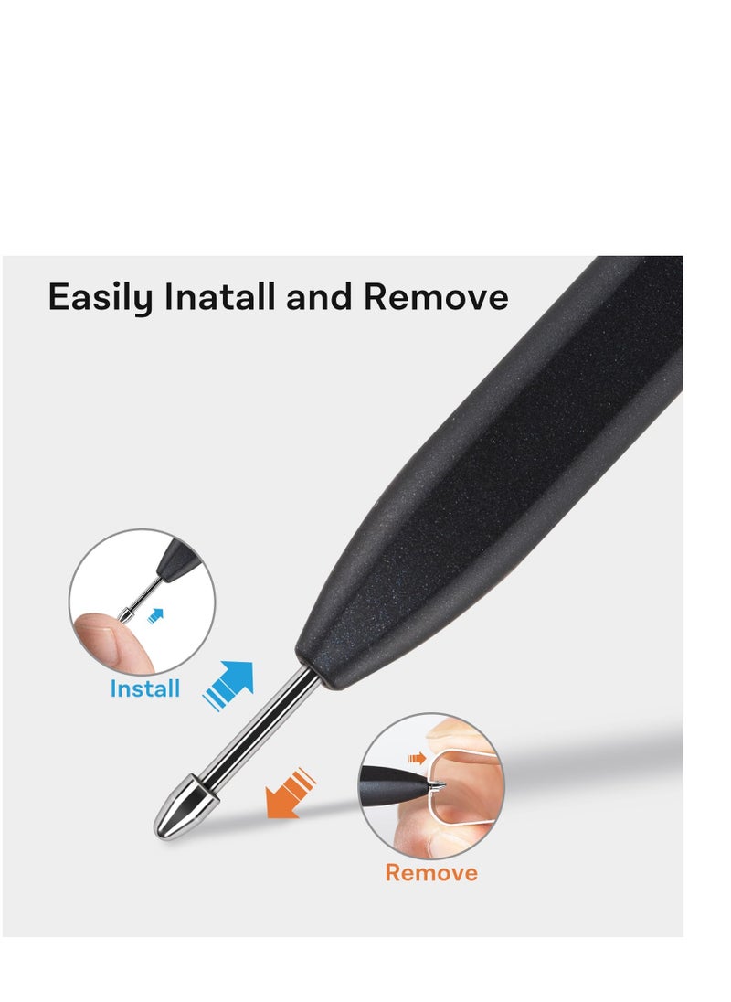 SYOSI - Replacement Marker Stylus Pen Tips for Remarkable 2 Tablet- Durable Titanium Alloy Metal Tip/Nibs, with Pressure Sensitivity and Tilt Support (2 PCS) - Image 1