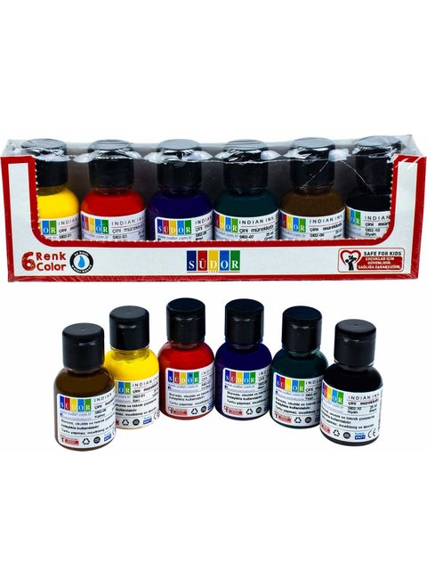 India Ink Set 6 x 25 ml